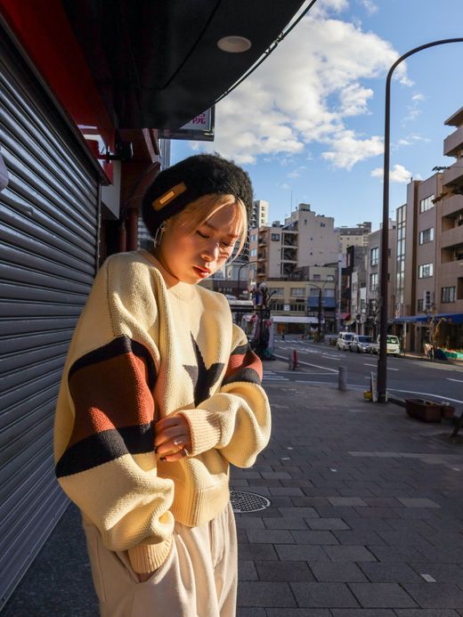 AMBERGLEAM STAR WARM SWEATER / Vanilla