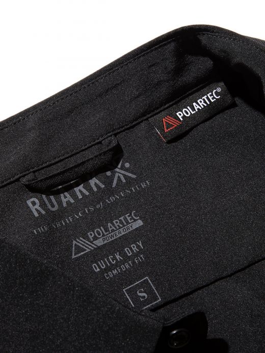 ROARK REVIVAL DELTA QUICKDRY LS SHIRTS / Black