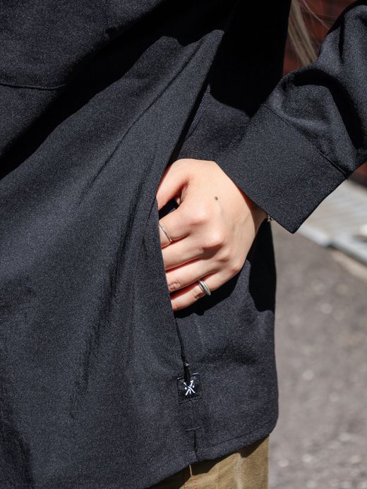 ROARK REVIVAL DELTA QUICKDRY LS SHIRTS / Black