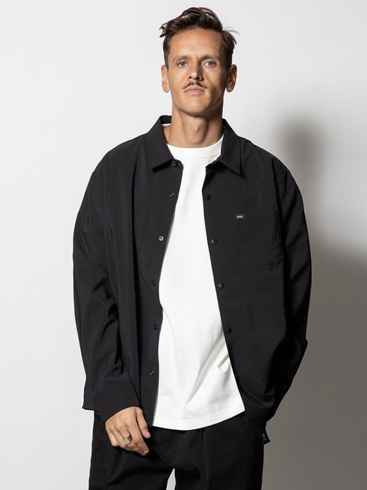 ROARK REVIVAL DELTA QUICKDRY LS SHIRTS / Black