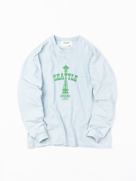 ANACHRONORM SPACE NEEDLE DAMAGED L/S T-S / Sax