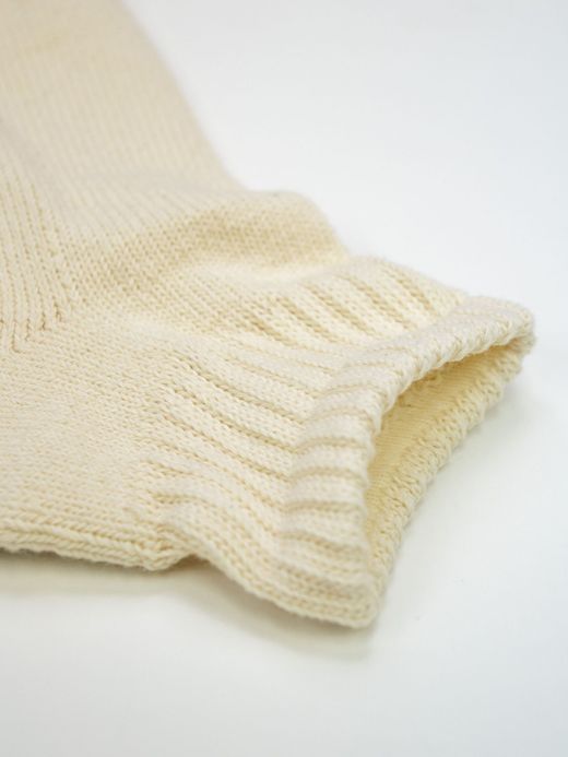 ROTOTO ORGANIC DAILY 3 PACK ANKLE SOCKS / Ecru/brown