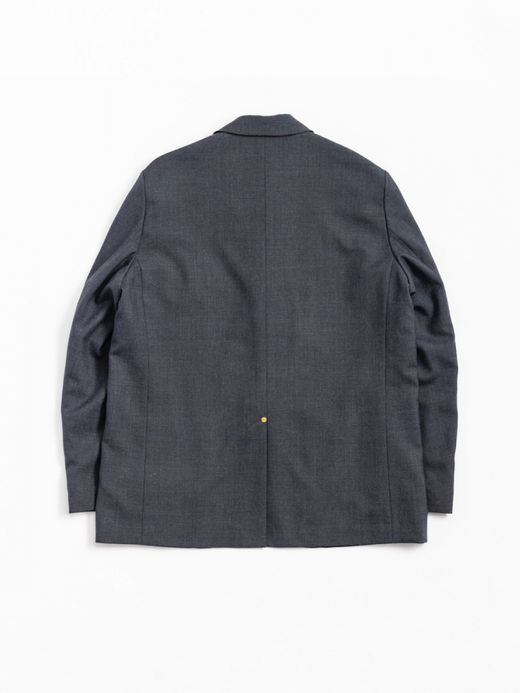 ANACHRONORM SUMMER WOOL TAILORED JACKET / Charcoal