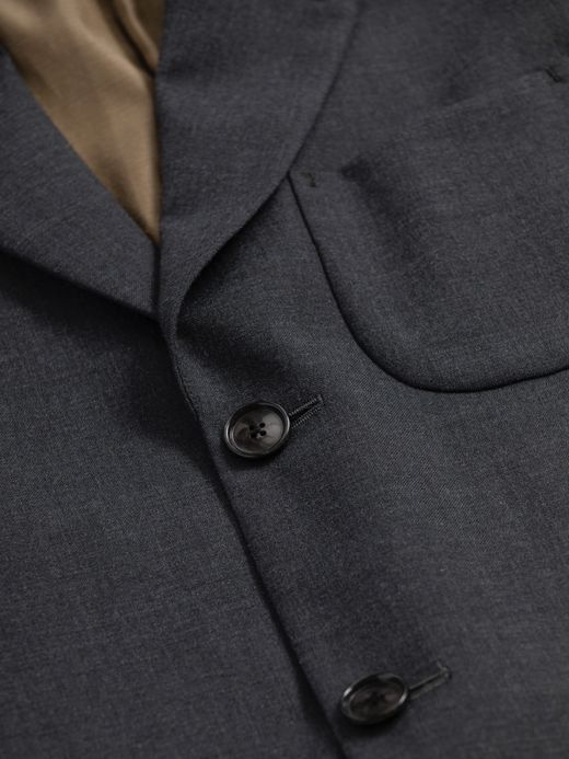 ANACHRONORM SUMMER WOOL TAILORED JACKET / Charcoal