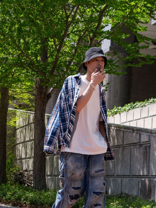 ANACHRONORM SIDE VENTS S/S T-S / White