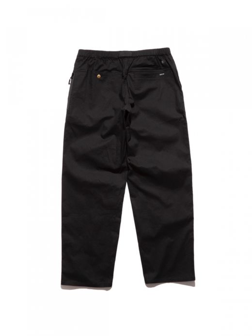 ROARK REVIVAL TRAVEL PANTS 2.0 LINEN LIKE ST - RELAX TAPERED FIT / Black