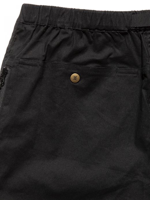 ROARK REVIVAL TRAVEL PANTS 2.0 LINEN LIKE ST - RELAX TAPERED FIT / Black
