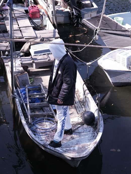 THE UNION DOWN SHOP COAT / Navy