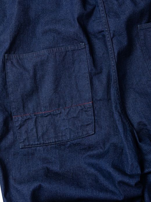 ANACHRONORM DENIM DECK OVER PANTS / Indigo