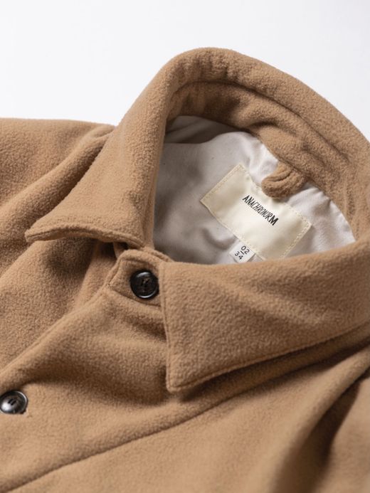 ANACHRONORM FLEECE COVERALL SHIRTS / Beige