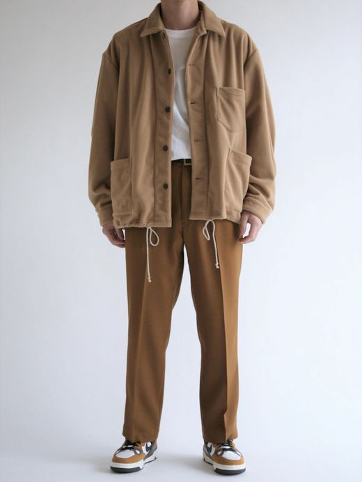 ANACHRONORM FLEECE COVERALL SHIRTS / Beige