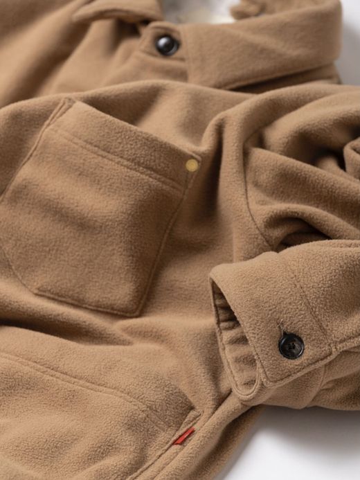 ANACHRONORM FLEECE COVERALL SHIRTS / Beige