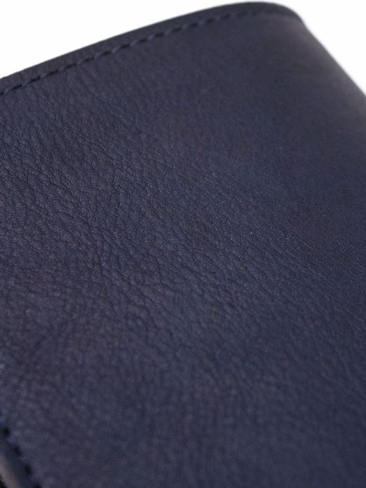 THE UNION INDIGO STUDS HALF WALLET / Indigo