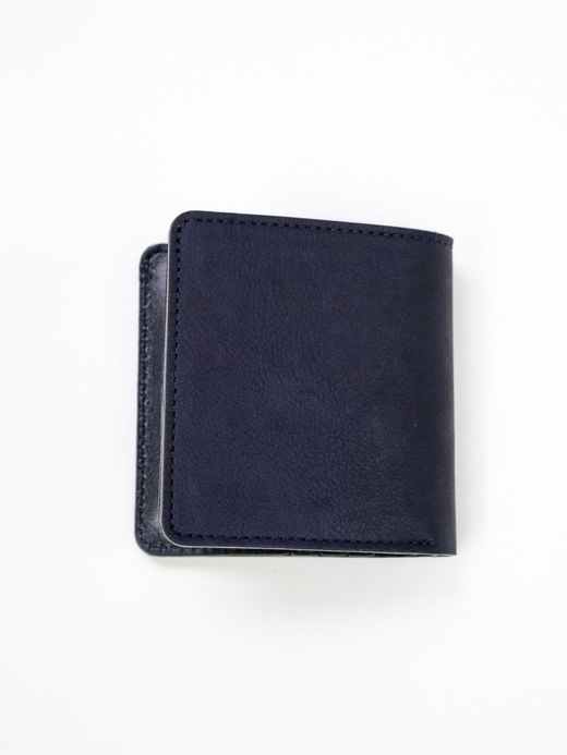 THE UNION INDIGO STUDS HALF WALLET / Indigo
