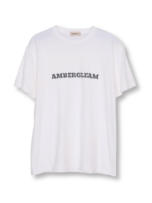 AMBERGLEAM COTTON LOGO T-SHIRTS / White