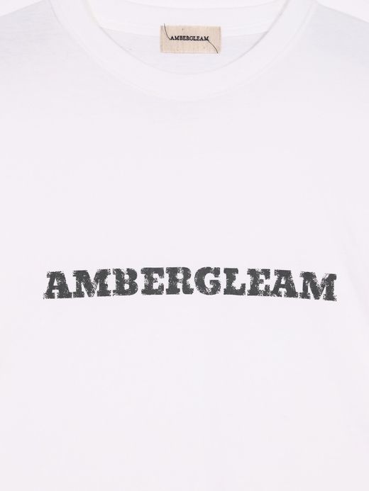 AMBERGLEAM COTTON LOGO T-SHIRTS / White