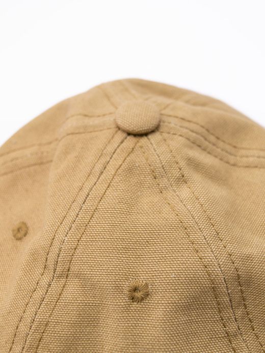 ANACHRONORM DUCK LEATHER BACKLE CAP / Beige