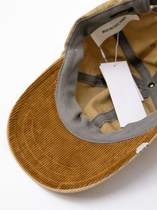 ANACHRONORM DUCK LEATHER BACKLE CAP / Beige