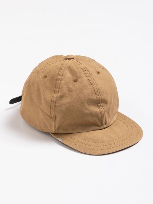 ANACHRONORM DUCK LEATHER BACKLE CAP / Beige