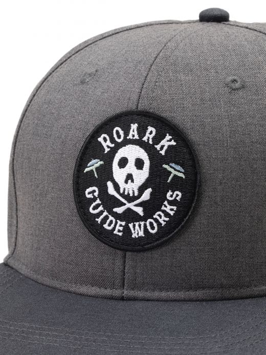 ROARK REVIVAL “GUIDE WORKS” 6PANEL CAP - HIGH HEIGHT / Black