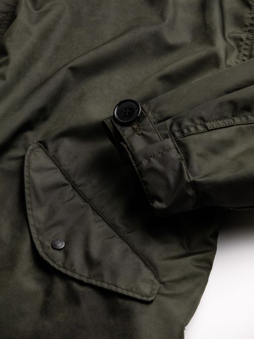 ANACHRONORM DIRTPAINT NYLON MODS COAT / Olive