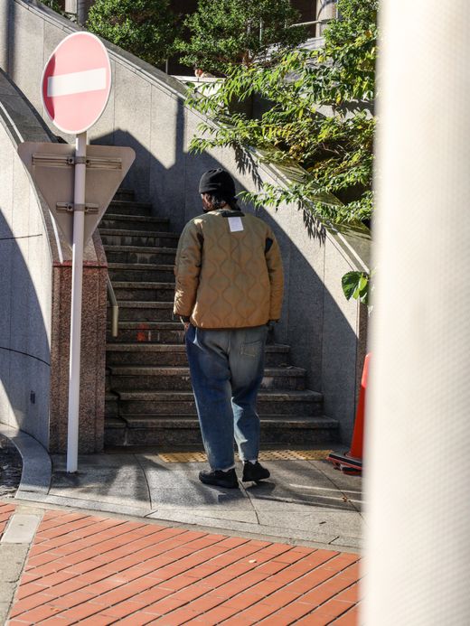 ANACHRONORM DIRTPAINT NYLON MODS COAT / Olive