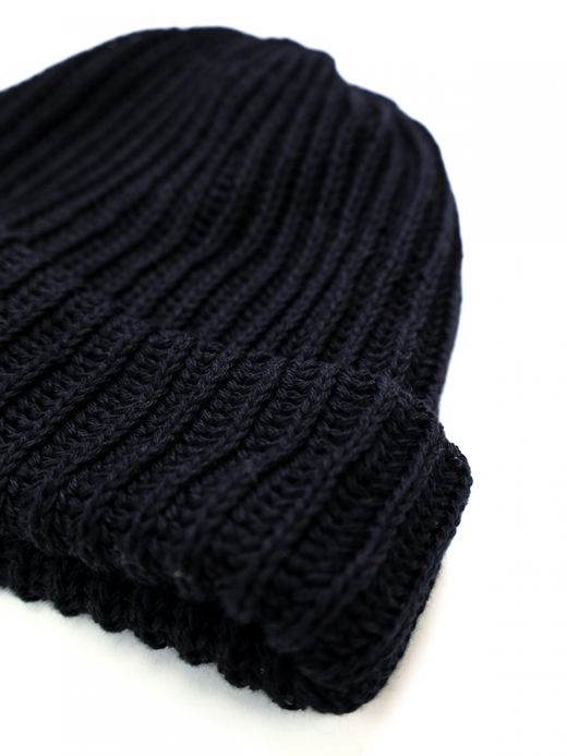 ROTOTO CHUNKY COTTON SHORT BEANIE / 2colors