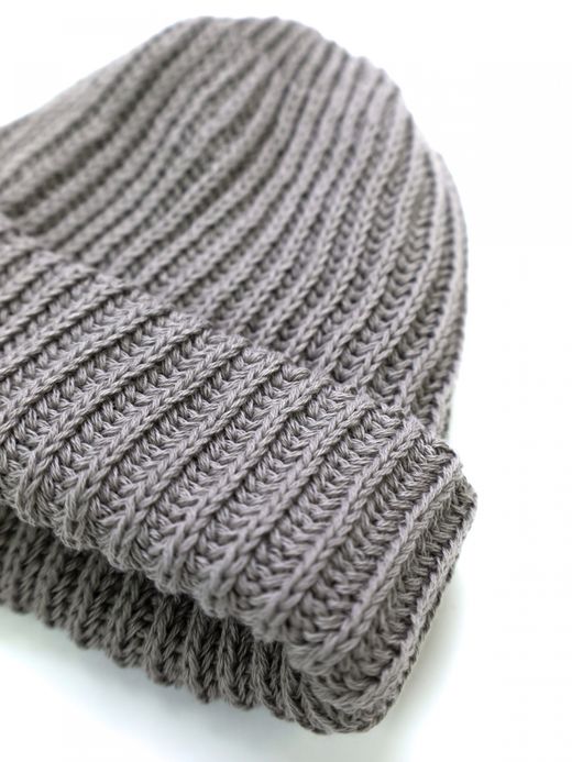 ROTOTO CHUNKY COTTON SHORT BEANIE / 2colors