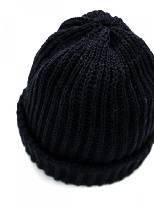 ROTOTO CHUNKY COTTON SHORT BEANIE / 2colors