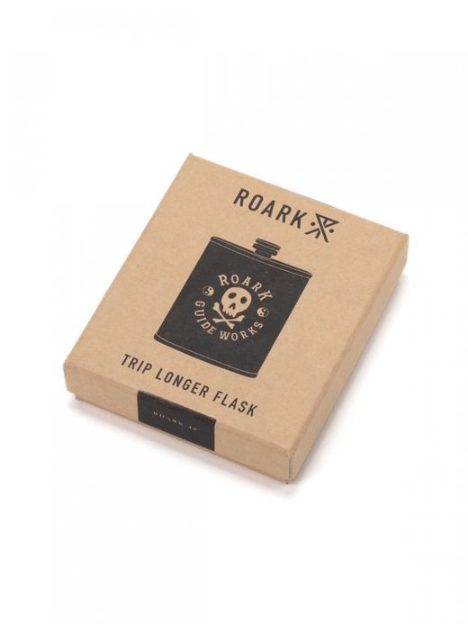 ROARK REVIVAL ”GUIDE WORKS” TRIP LONGER SILVER FLASK / Silver