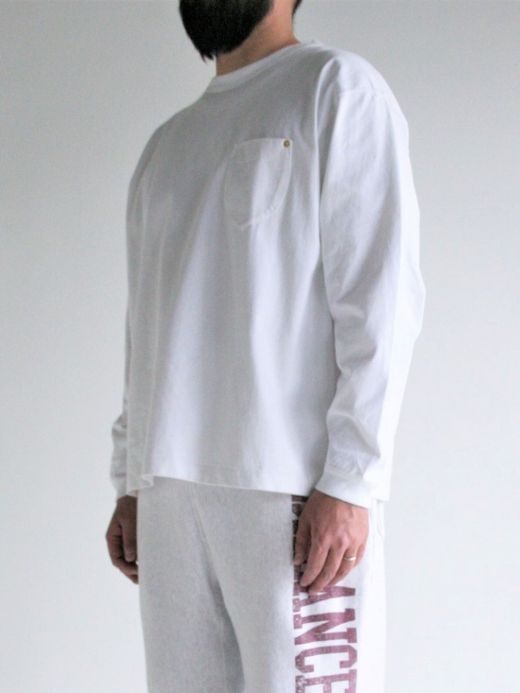ANACHRONORM STANDARD HEAVY WEIGHT L/S T-S / White