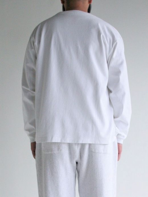 ANACHRONORM STANDARD HEAVY WEIGHT L/S T-S / White