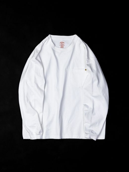 ANACHRONORM STANDARD HEAVY WEIGHT L/S T-S / White