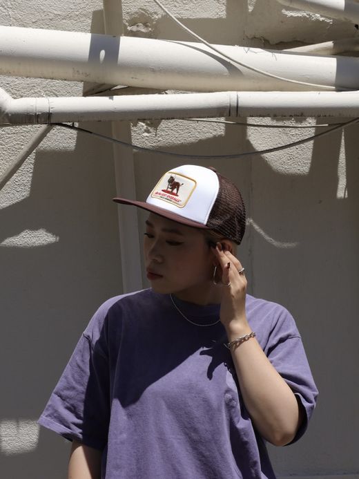 THE UNION BLUEDOG TRUCKER CAP / Brown