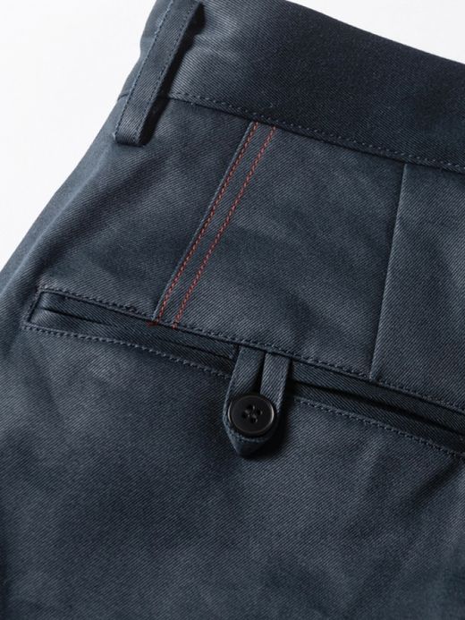 ANACHRONORM COLD MERCE TUCKWIDE TROUSERS / D.navy