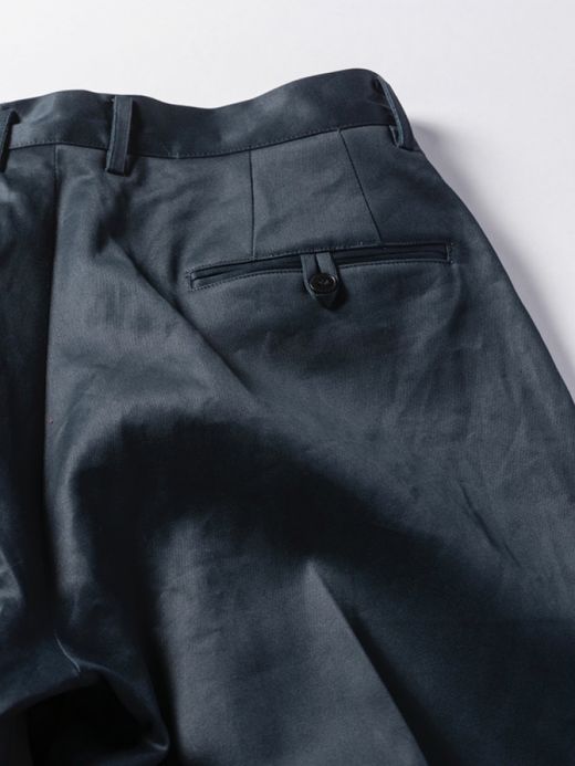 ANACHRONORM COLD MERCE TUCKWIDE TROUSERS / D.navy
