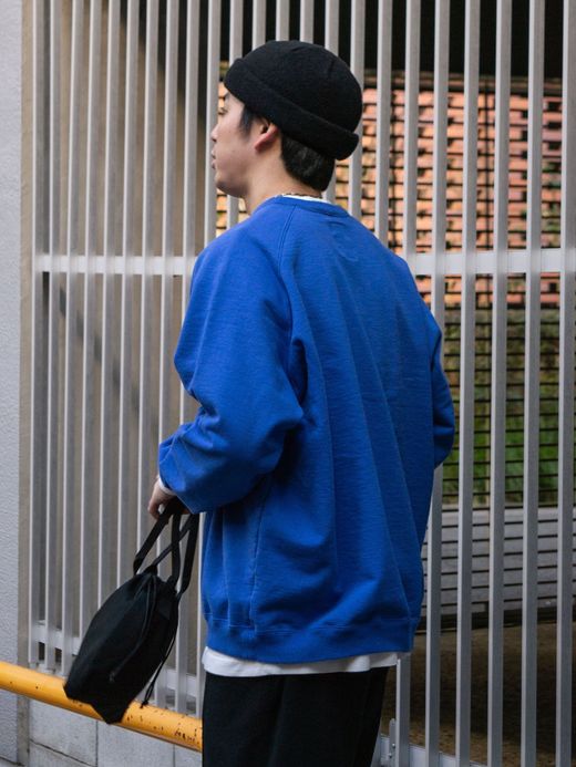 S.F.C RAGLAN CREW SWEAT / Blue