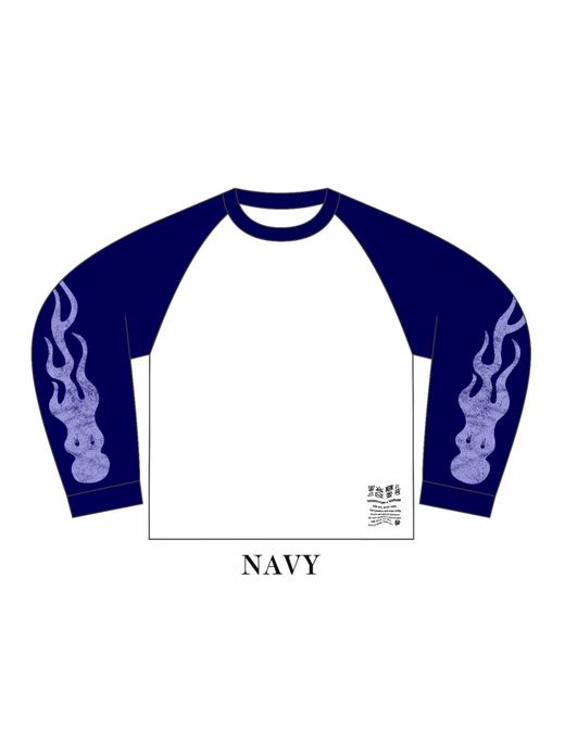 VOO FIRE VOOL / Navy×white