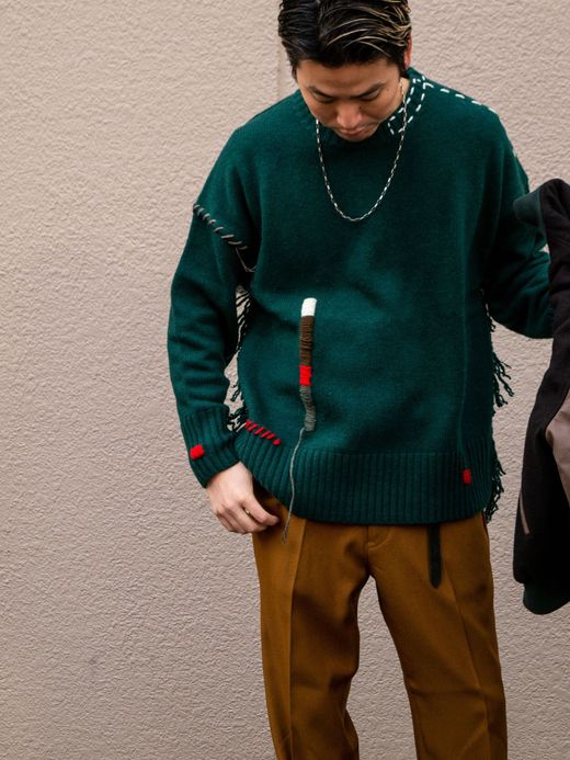 VOO FRINGE CREW(CUSTOMIZED) / Green