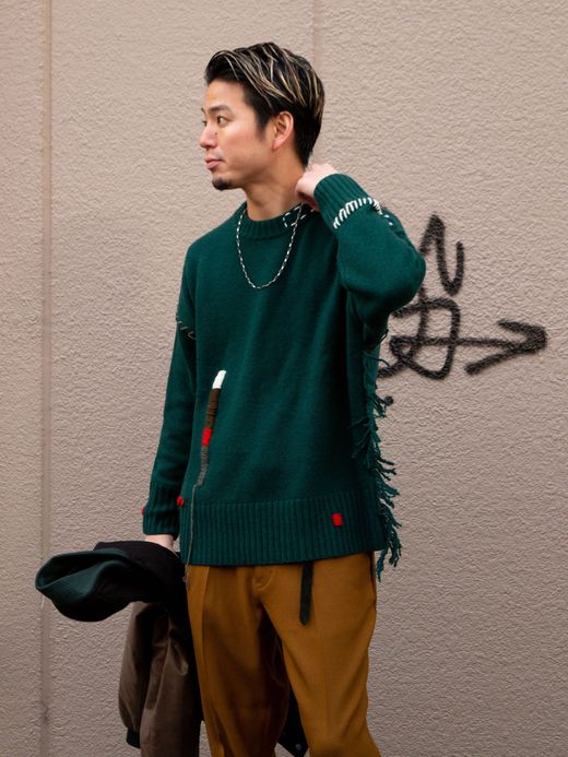 VOO FRINGE CREW(CUSTOMIZED) / Green