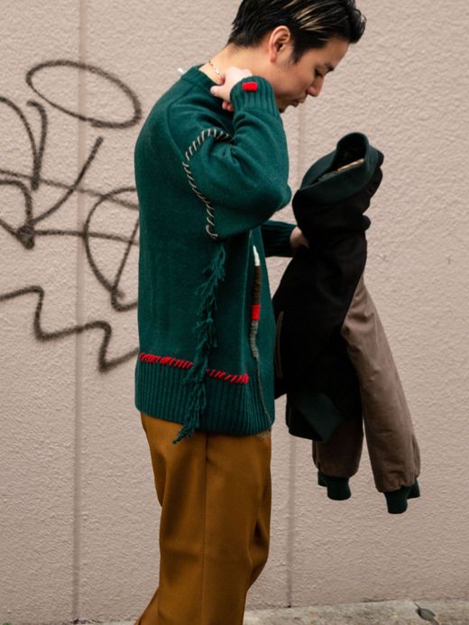 VOO FRINGE CREW(CUSTOMIZED) / Green