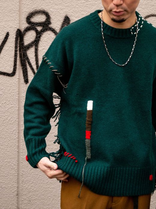 VOO FRINGE CREW(CUSTOMIZED) / Green