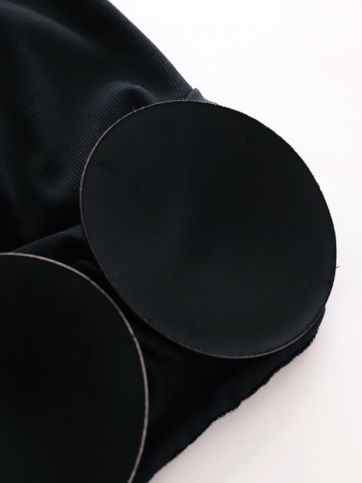 AMBERGLEAM FIT&FLARE MATERIAL DRESS / 2colors