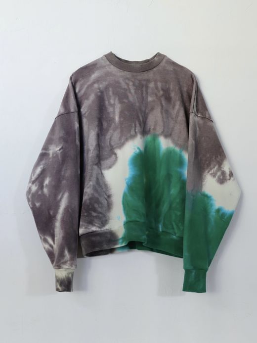 AMBERGLEAM TIE DYE PILE PULLOVER / Mix