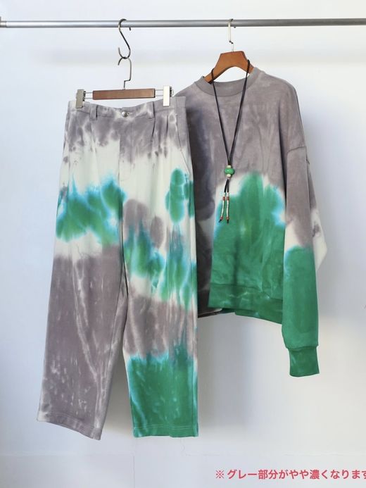 AMBERGLEAM TIE DYE PILE PULLOVER / Mix