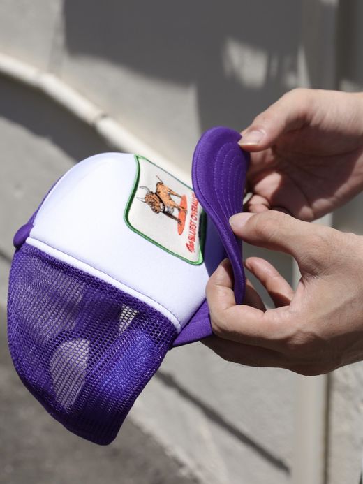 THE UNION BLUEDOG TRUCKER CAP / Purple