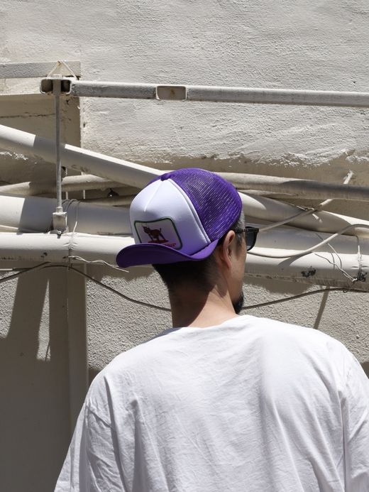 THE UNION BLUEDOG TRUCKER CAP / Purple