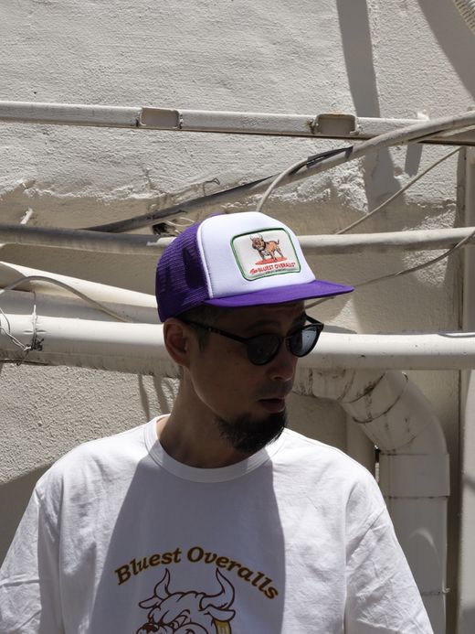 THE UNION BLUEDOG TRUCKER CAP / Purple