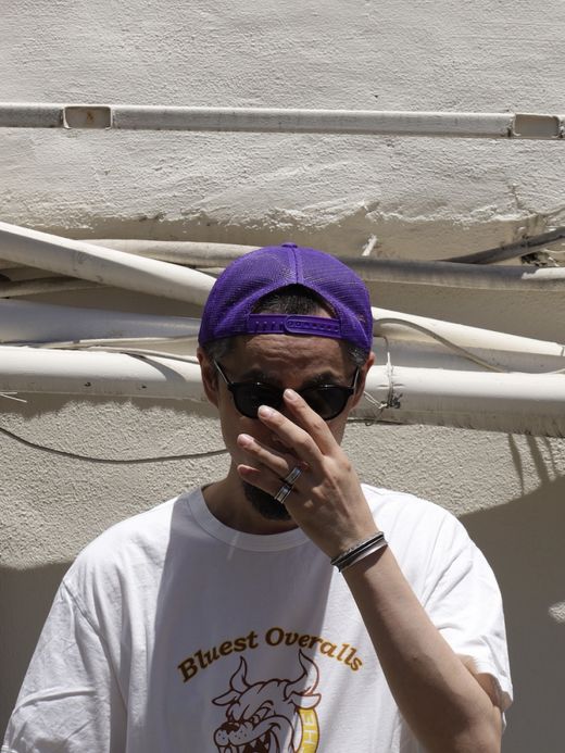 THE UNION BLUEDOG TRUCKER CAP / Purple