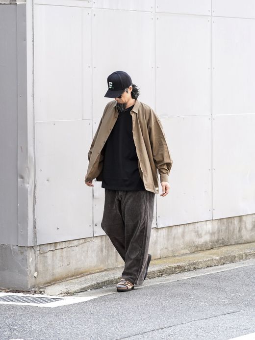Spinner Bait "FLATBUSH LTD." コーデュロイファットパンツ / ブラウン